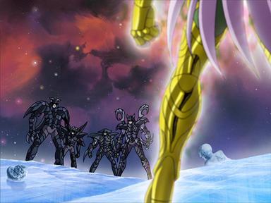 Los Caballeros del Zodiaco: Saga de Hades 3x4