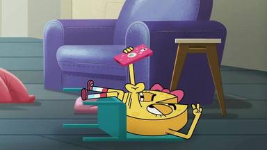 Chico Chica Perro Gata Ratón Queso 1x6