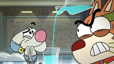 Chico Chica Perro Gata Ratón Queso 1x8